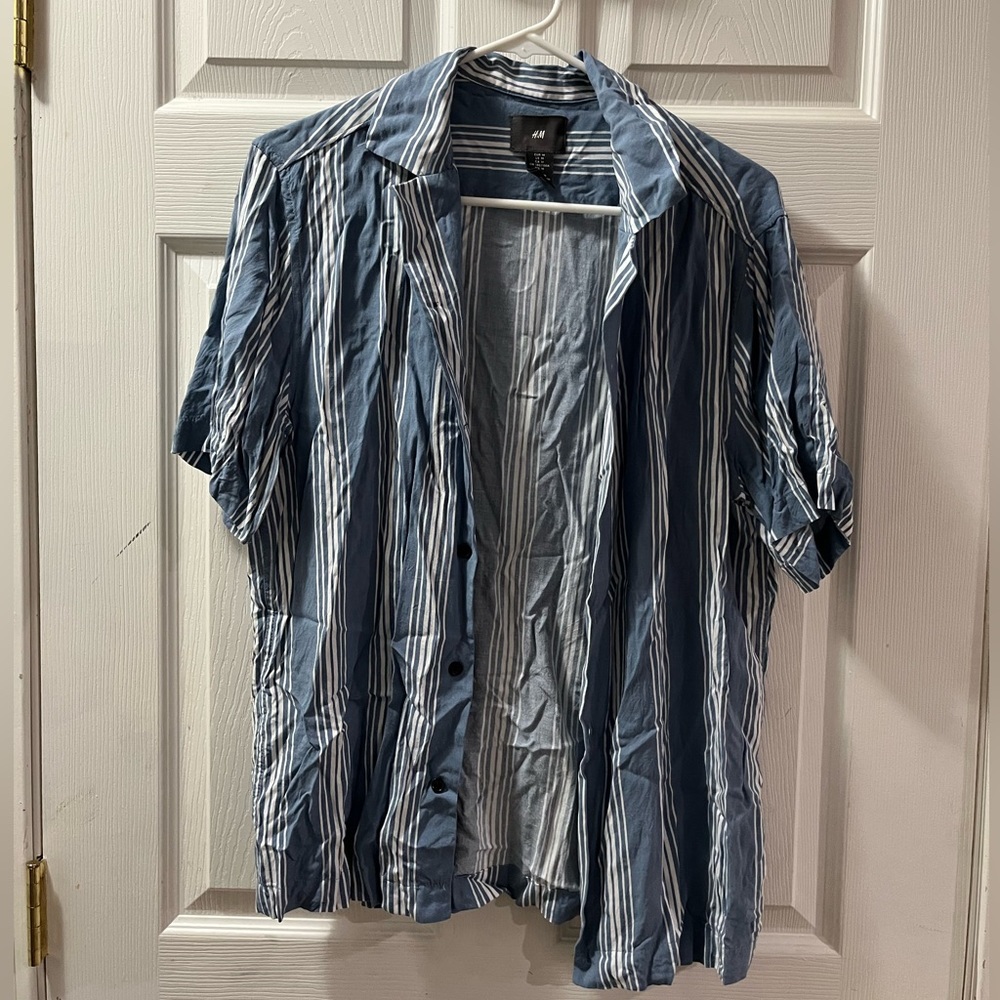 Men’s H&M Striped Button-Up